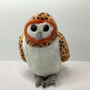 Spotted Owl Plush K&M International 11" Orange Realistic Toys Stuffed Animal
